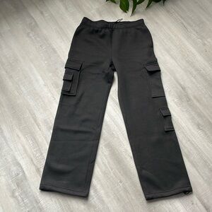Cargo fleece pants